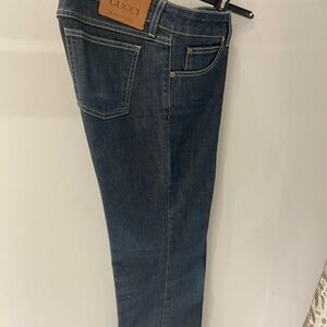 Gucci jeans Freida  Gianinini , low rise, straight.